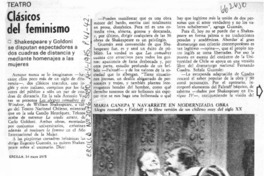 Clásicos del feminismo.  [artículo] Pedro Labra