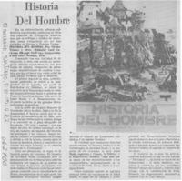 Historia del hombre.