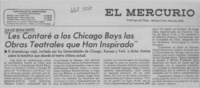 "Les Contaré a los chicago boys las obras teatrales que han inspirado".  [artículo]