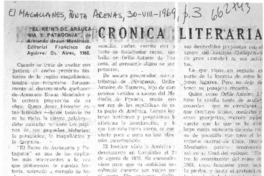 El reino de araucanía y Patagonia"  [artículo] Marino Muñoz Lagos.