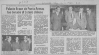 Palacio Braun de Punta Arenas fue donado al Estado chileno.  [artículo]