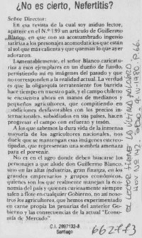 No es cierto, Nefertitis?