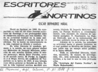 Escritores nortinos.  [artículo]