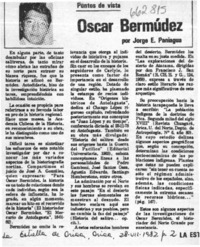Oscar Bermúdez
