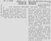 María Nadie