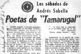 Poetas de "Tamarugal"