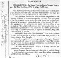 Suposiciones.  [artículo]