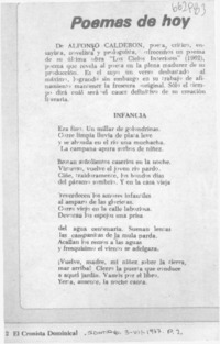 Poemas de hoy.