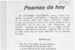 Poemas de hoy.