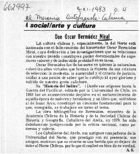 Don Oscar Bermúdez Miral  [artículo] A.S.