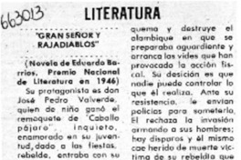 Gran Señor y rajadiablos".  [artículo]