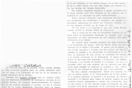Lunes Literarios.