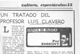 Un tratado del profesor Luis Clavero  [artículo] Egmont.