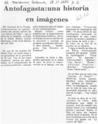 Antofagasta: una historia en imágenes.