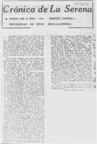 Crónica de La Serena