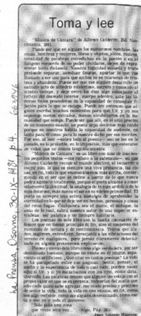 Música de camara  [artículo] Juan Antonio Massone.