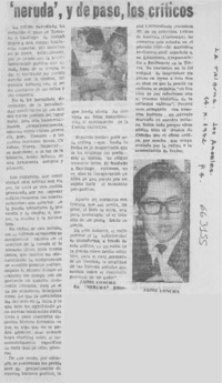 Neruda", y de paso, los críticos