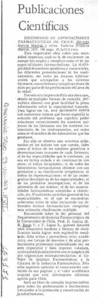 Publicaciones científicas.