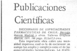 Publicaciones científicas.