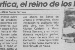 Antártica, el reino de los hielos.  [artículo]