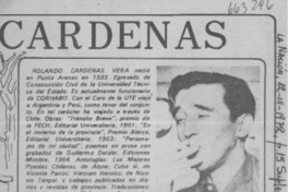 Cárdenas.  [artículo]