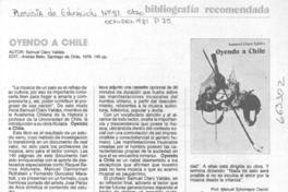 Oyendo a Chile