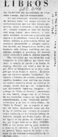 El Témpano de Kanasaka.  [artículo]