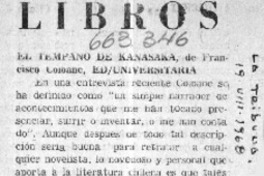 El Témpano de Kanasaka.  [artículo]