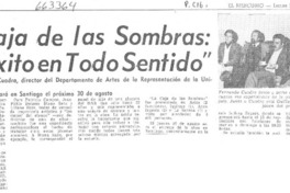 La Caja de las sombras: "Un éxito en todo sentido".