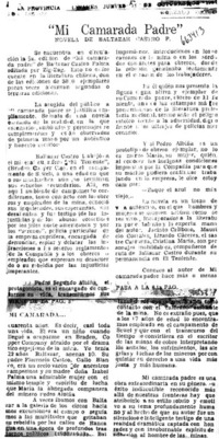 Mi camarada padre"  [artículo] Gonzalo Drago.