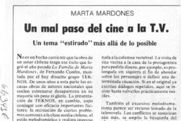 Un Mal paso del cine a la T.V.