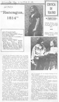 Rancagua, 1814