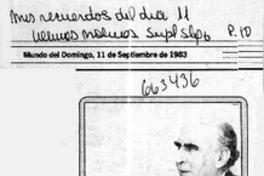 Lo supe en un hospital".  [artículo]