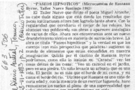 Paseos hipnóticos  [artículo] Federico Tatter.