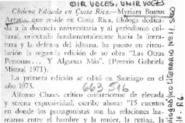 Oír voces, unir voces.  [artículo]