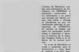 "Poca cosa"  [artículo]