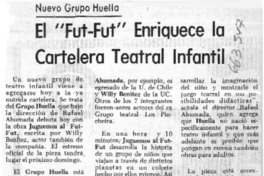El "fut-fut" enriquece la cartelera teatral infantil.  [artículo]