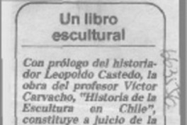 Un Libro escultural.