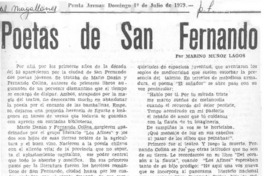 Poetas de San Fernando