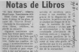 Notas de libros  [artículo] S.