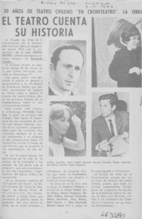 El teatro cuenta su historia.