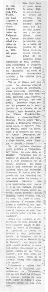 El impacto del futuro