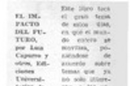 El impacto del futuro