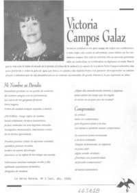 Victoria Campos Galaz.