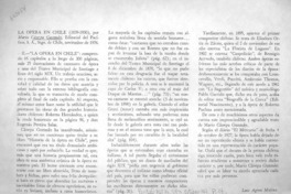 La Opera en Chile