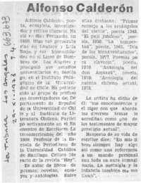 Alfonso Calderón.  [artículo]