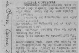 Océano de Dios"  [artículo] Federico Tatter.