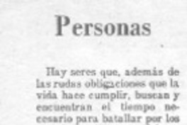 Personas