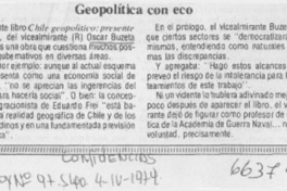 Geopolítica con eco.