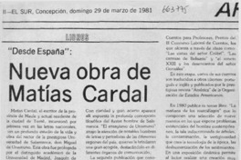 Nueva obra de Matías Cardal